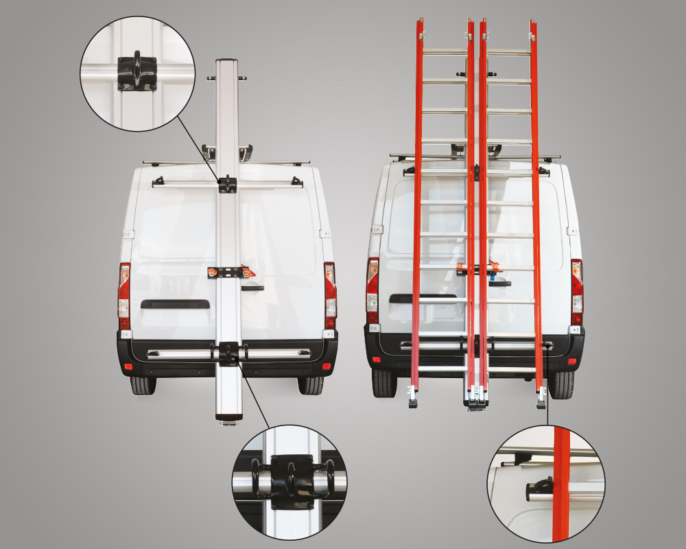 Double Drop Down Ladder Rack G2000 Maxi Gentili US